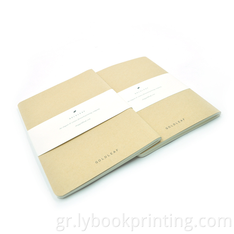 Προσαρμοσμένη εκτύπωση A4 A5 A6 Ανακυκλωμένο περιοδικό Paper Journal Diary Notebook Planner